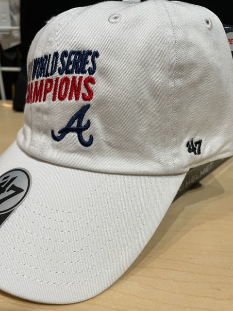 Atlanta Braves 2021 World Series Champions '47 Clean Up Hat