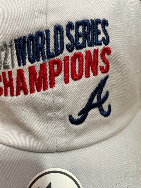 Atlanta Braves 2021 World Series Champions '47 Clean Up Hat