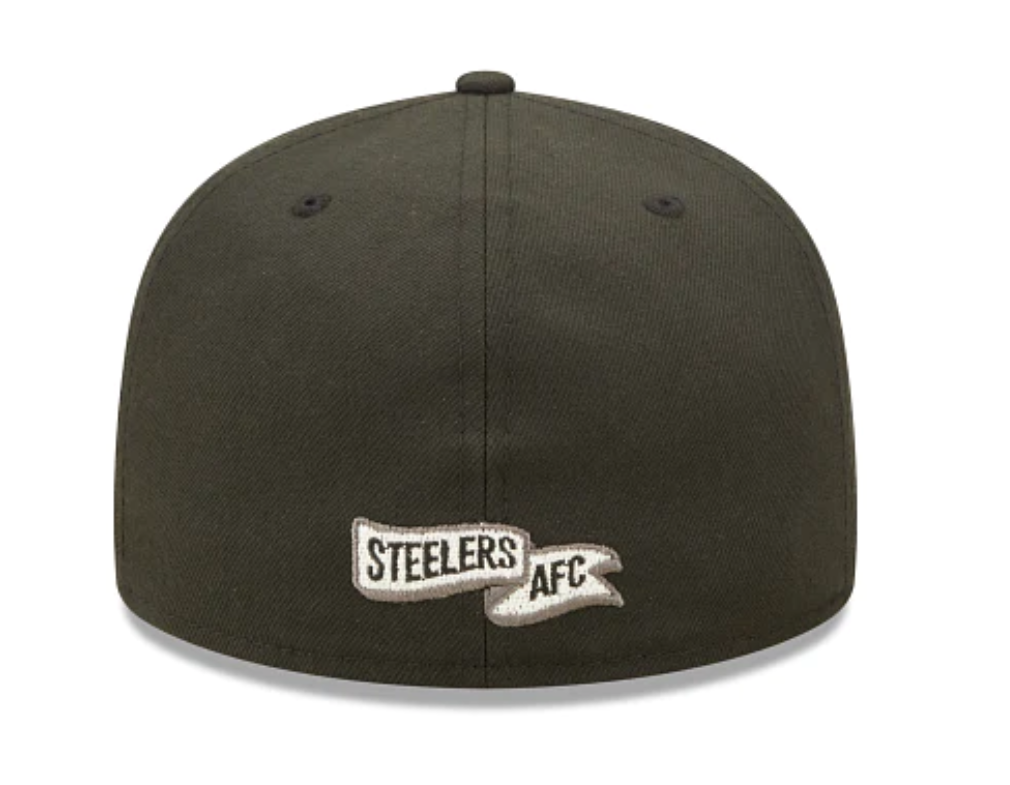 Pittsburgh Steelers New Era Sideline 59FIFTY Historic Fitted Hat - Black
