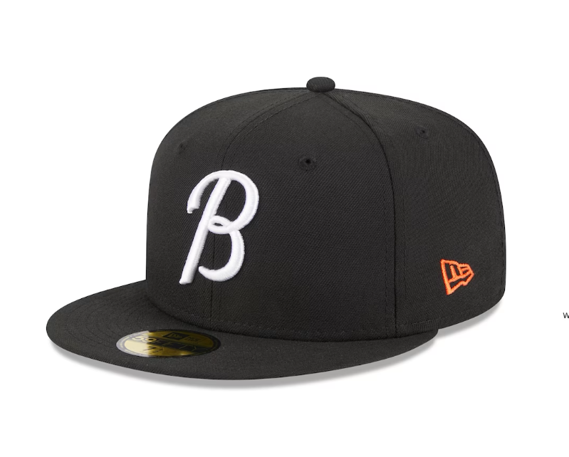 Baltimore Orioles Black & White City Connect 59fifty Hat