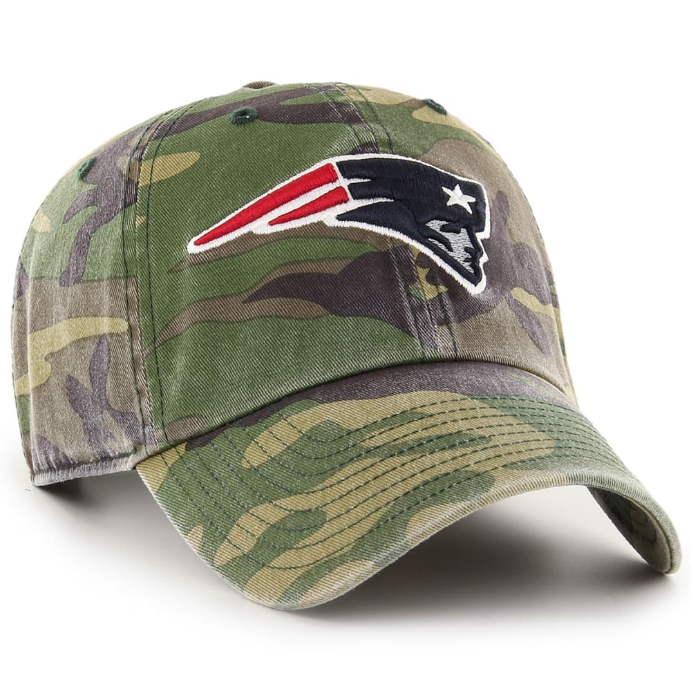 New England Patriots Cargo Camo '47 Clean Up Adjustable Dad Hat
