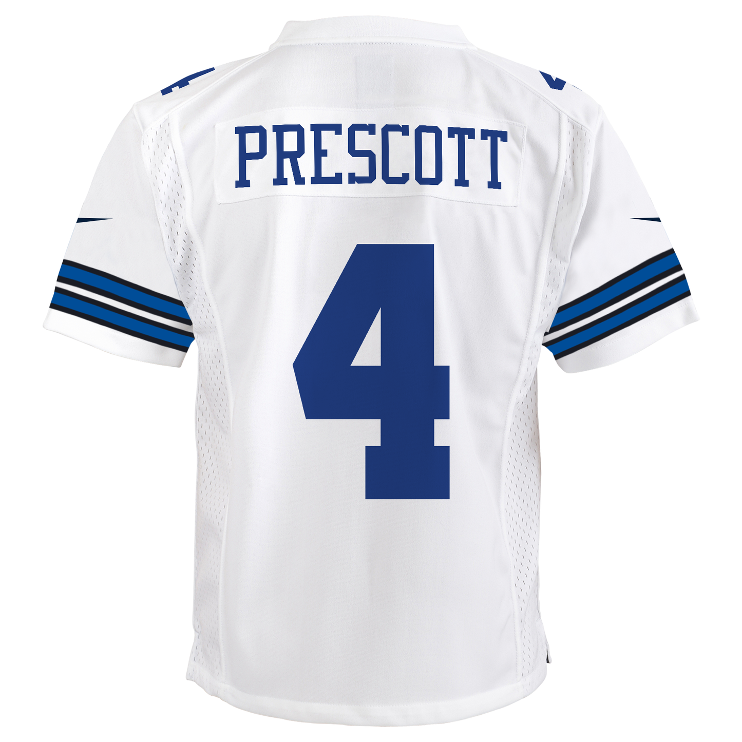 Dallas Cowboys Nike #4 Dak Prescott Youth Game Jersey - White