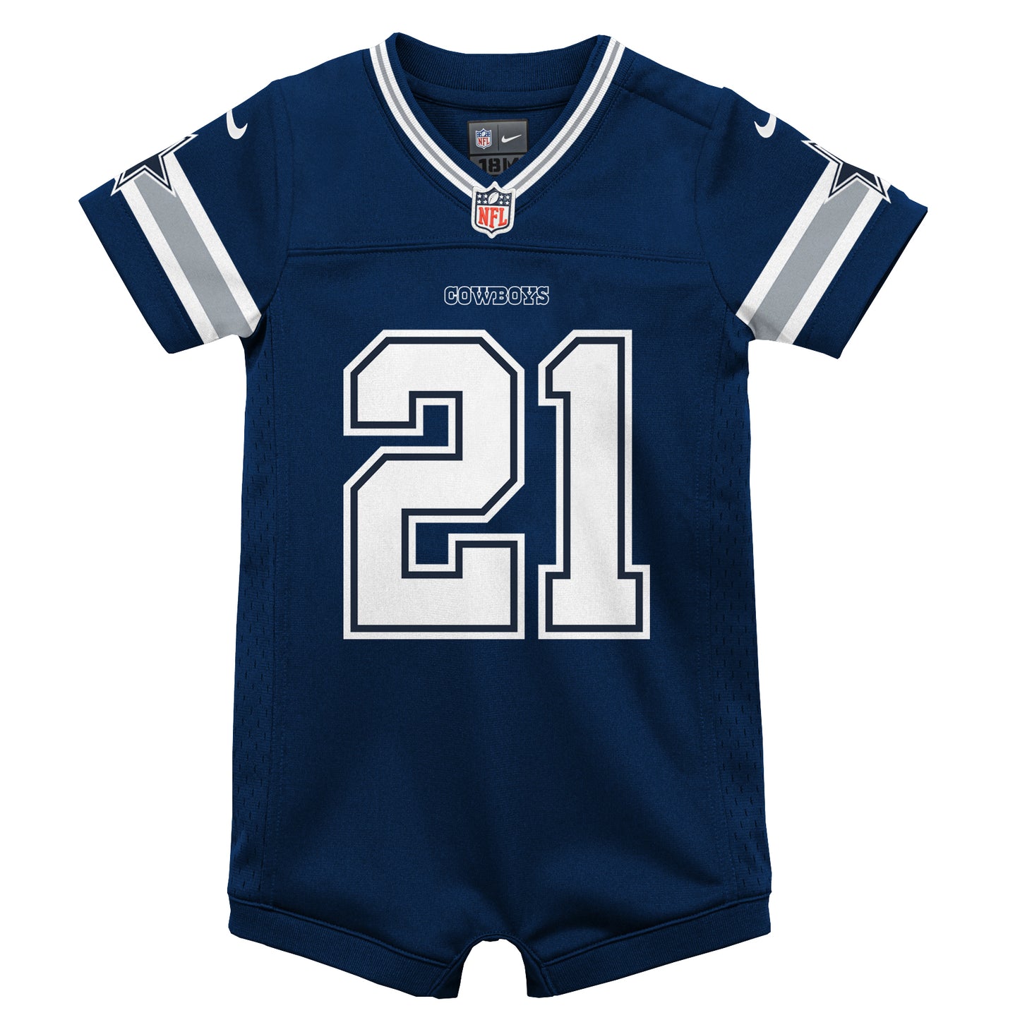 Dallas Cowboys NIke #21 Ezekiel Elliott Infants  Jersey Romper