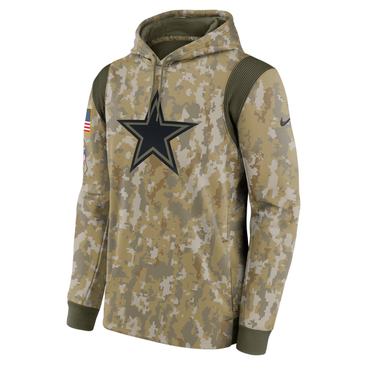 Dallas Cowboys Mens Nike NFL Salute to Service Sideline Therma-Fit Hoodie