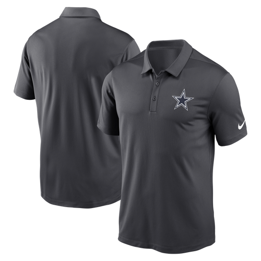 Dallas Cowboys Nike Logo Franchise Dark Gray Polo