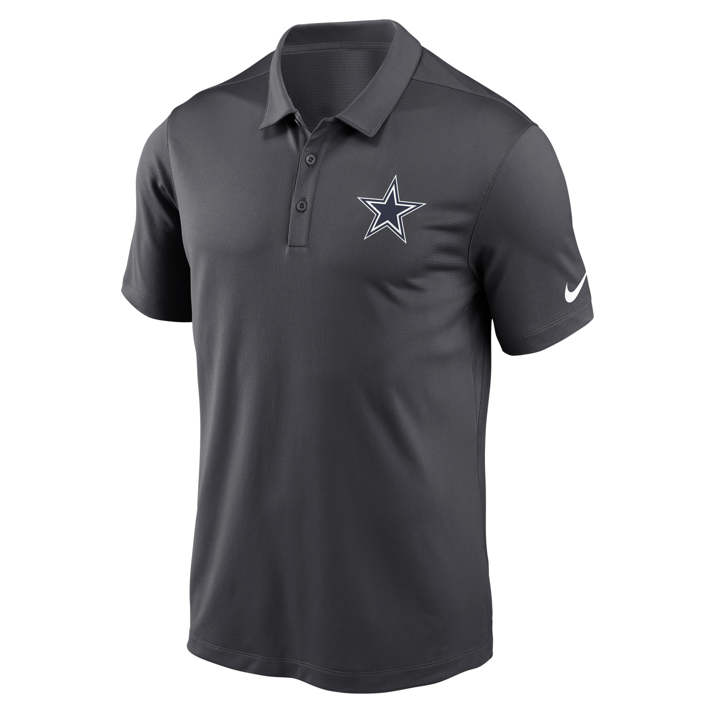 Dallas Cowboys Nike Logo Franchise Dark Gray Polo