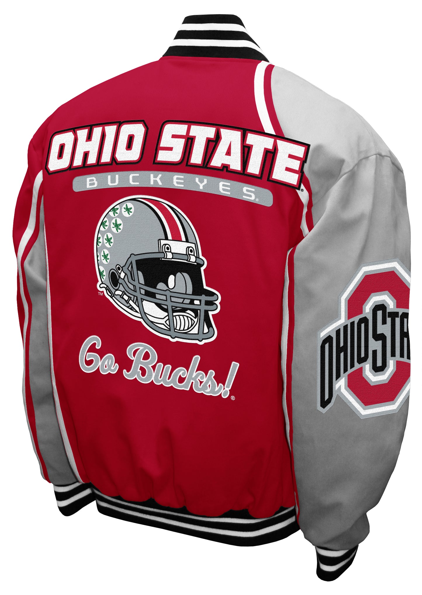 Ohio State Buckeyes NCAA Thrill Twill Full Snap Jacket