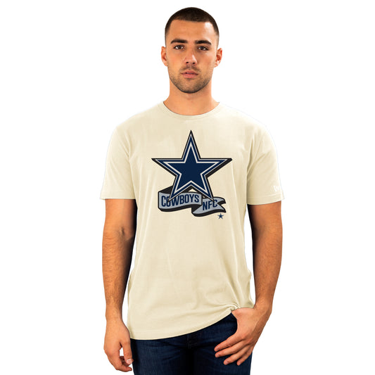 Dallas Cowboys Chrome Men's T-Shirt - Cream