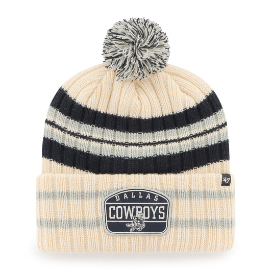 Dallas Cowboys '47 Brand Hone Cream Knit Hat