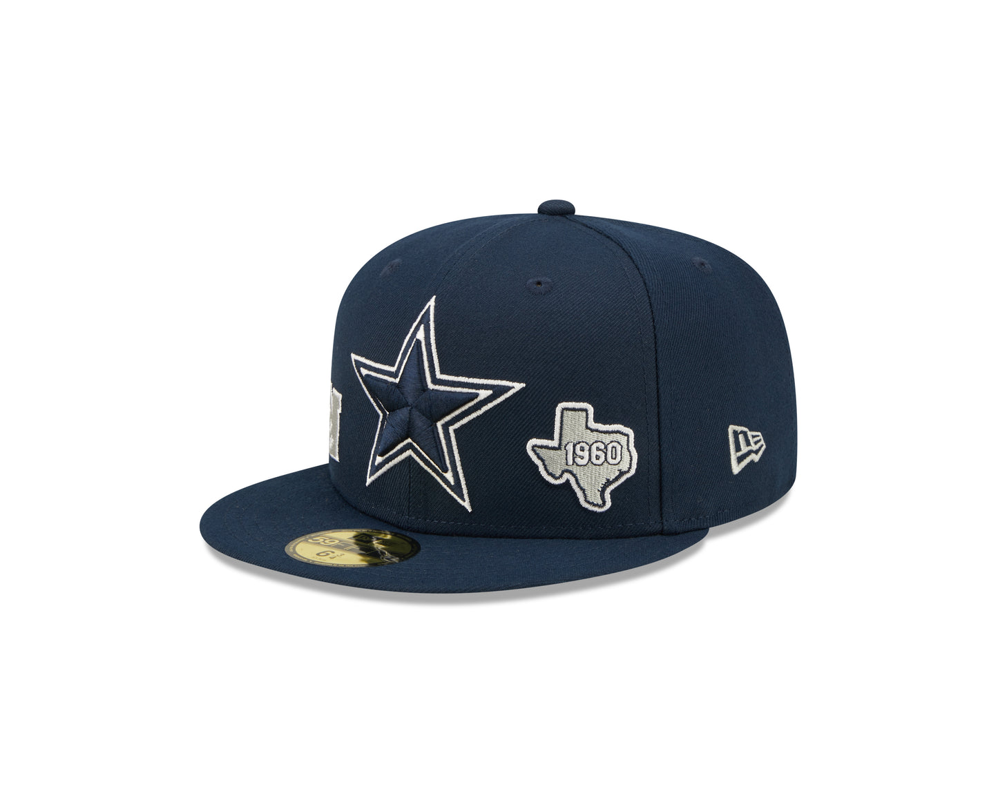 Dallas Cowboys Navy New Era Identity 59FIFTY Fitted Hat