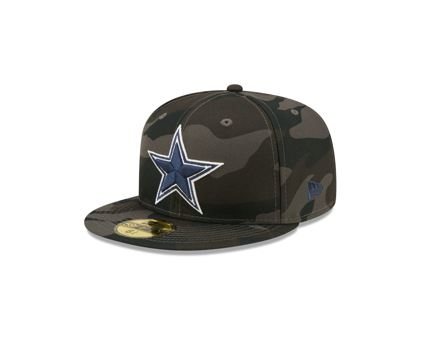 Dallas Cowboys New Era Black Camo 59Fifty Fitted Hat