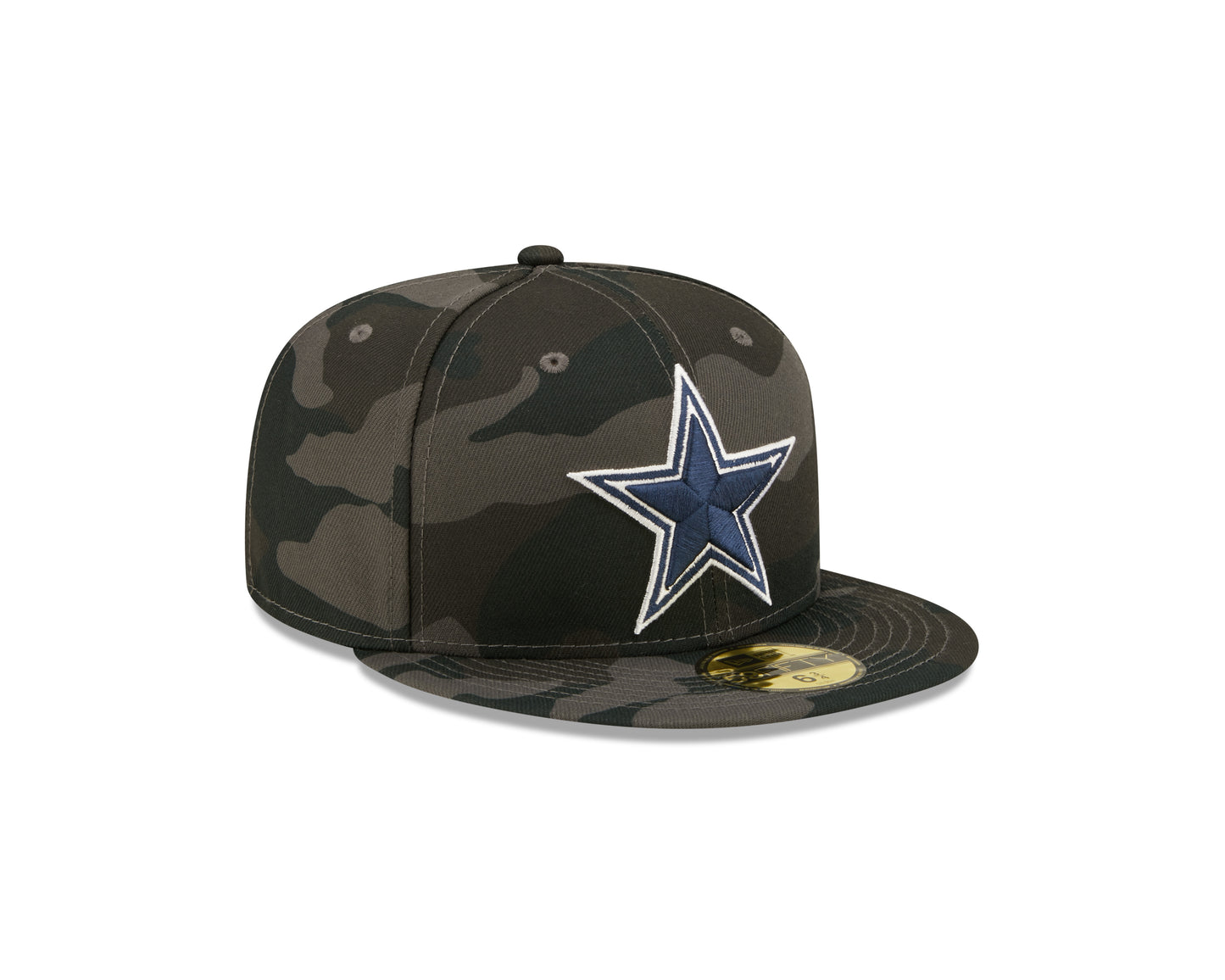 Dallas Cowboys New Era Black Camo 59Fifty Fitted Hat