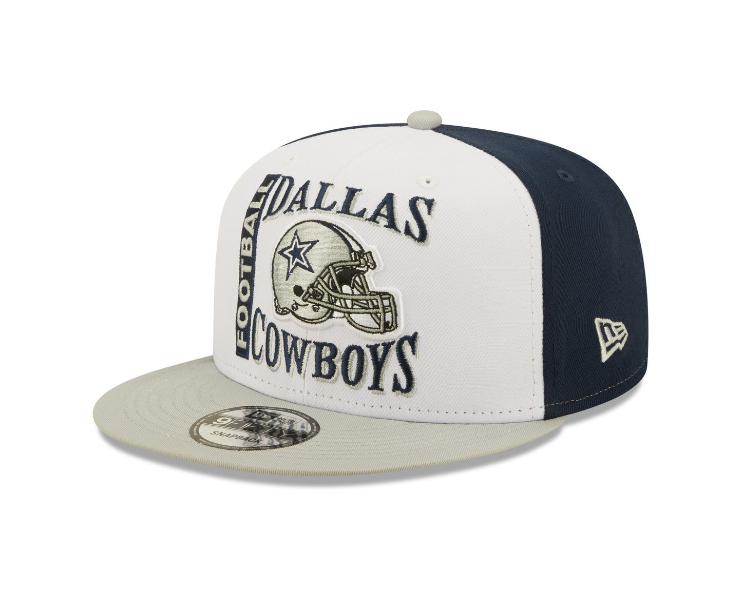 Dallas Cowboys New Era Retro Sport White / Navy 9FIFTY Snap Back Hat