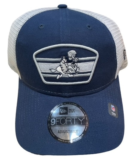Dallas Cowboys NFL Logo Patch Retro Joe 9Forty Trucker Hat