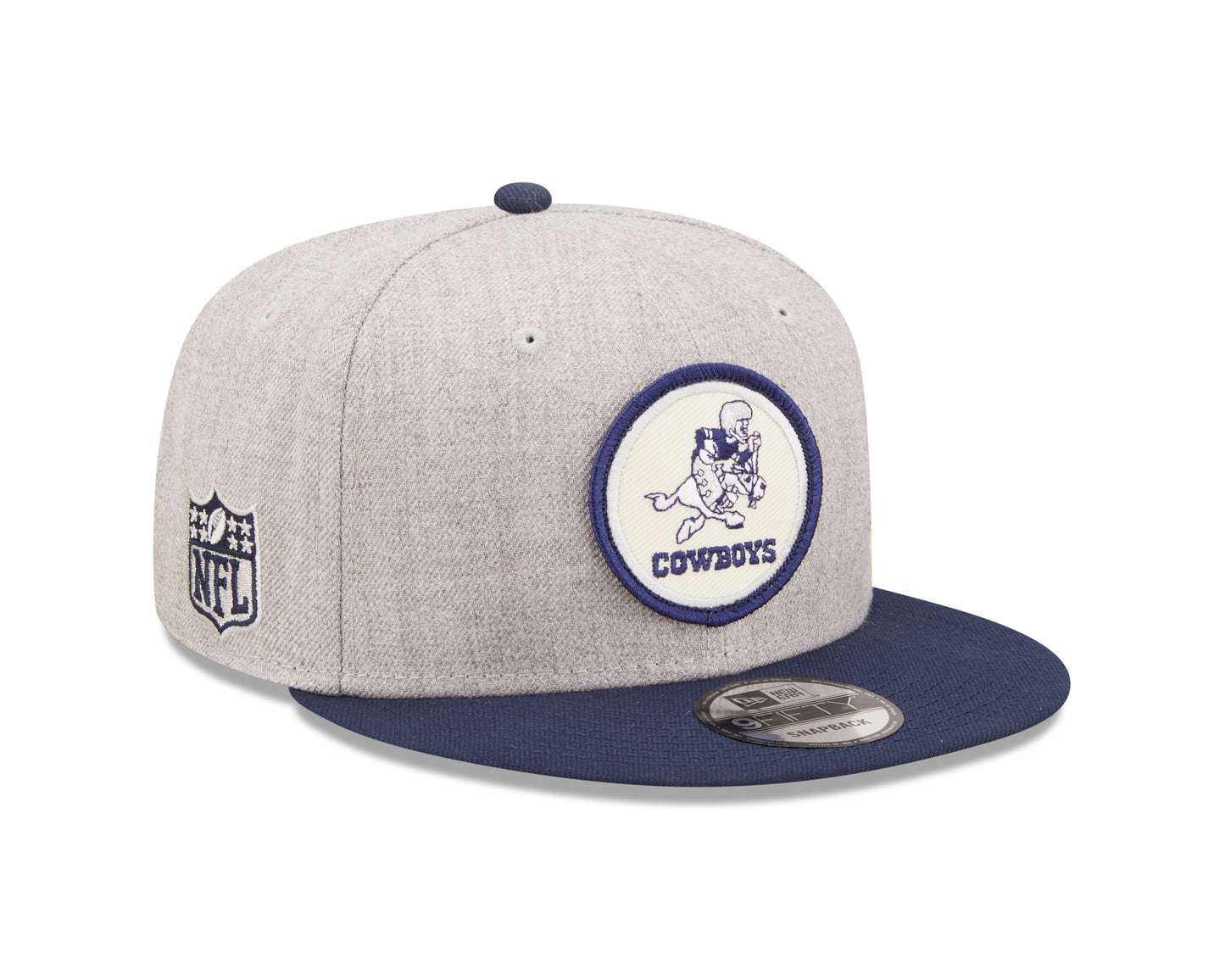 Dallas Cowboys NFL New Era Sideline Historic 9FIFTY Snapback Hat - Heather
