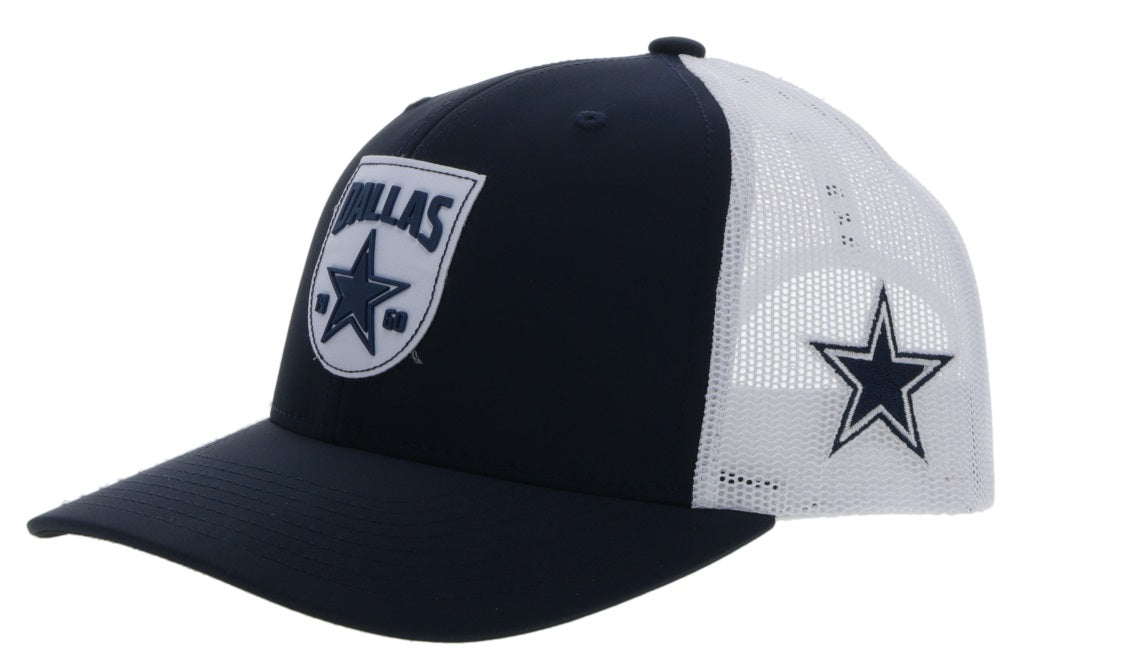 Dallas Cowboys Hooey NFL Star Trucker Mesh Snapback Hat - Navy