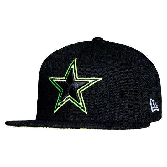 Dallas Cowboys Summer Pop Neon New Era 59FIFTY Fitted Hat - Black