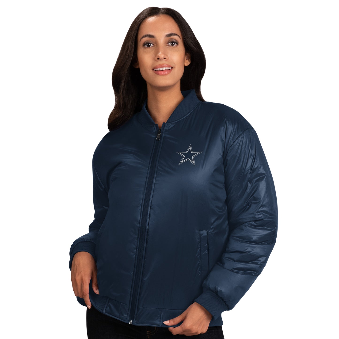 Dallas Cowboys G-III Women's Switchback  Reversible Sherpa Jacket