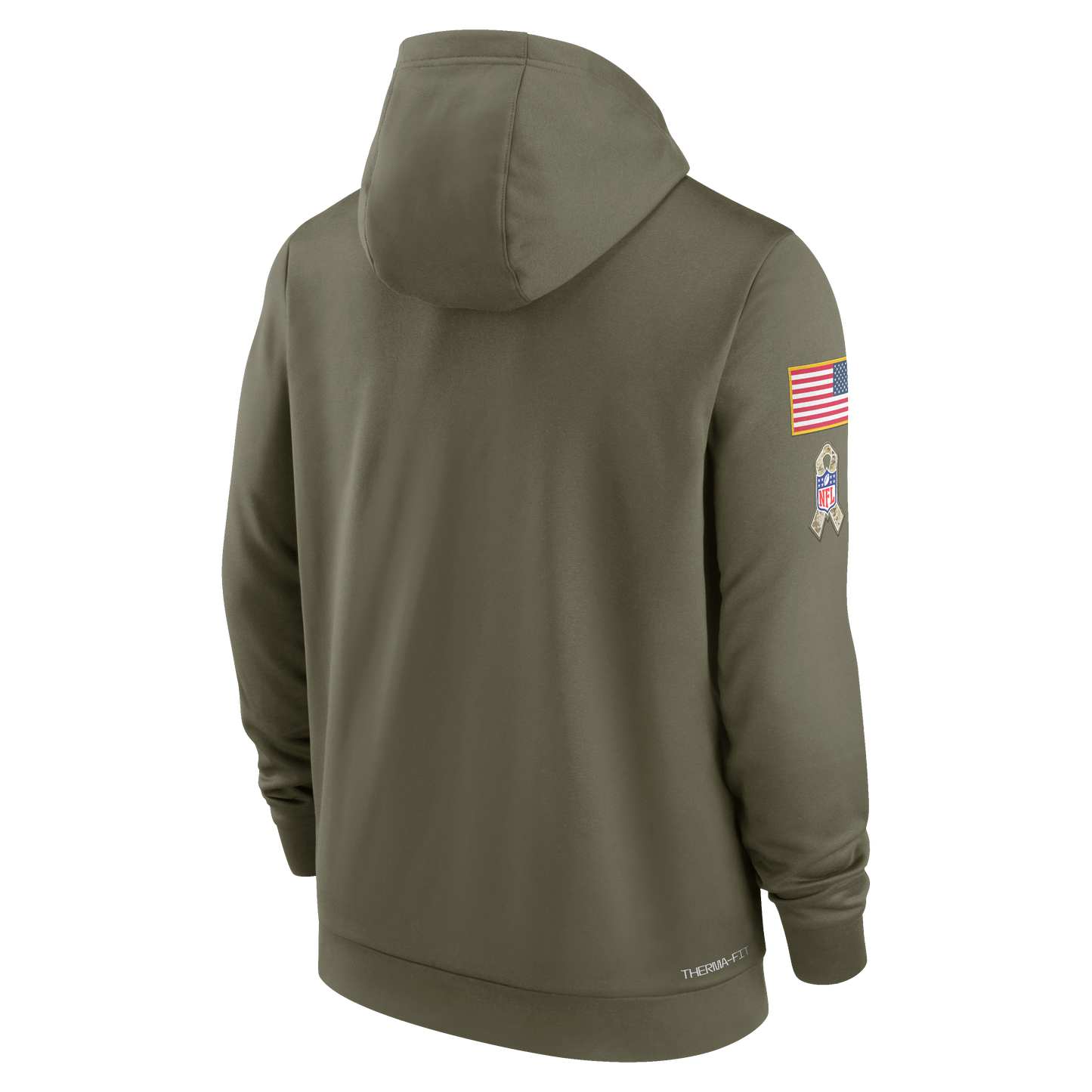 Dallas Cowboys Nike 2022 Sideline Salute to Service Pullover Hoodie- Olive Green