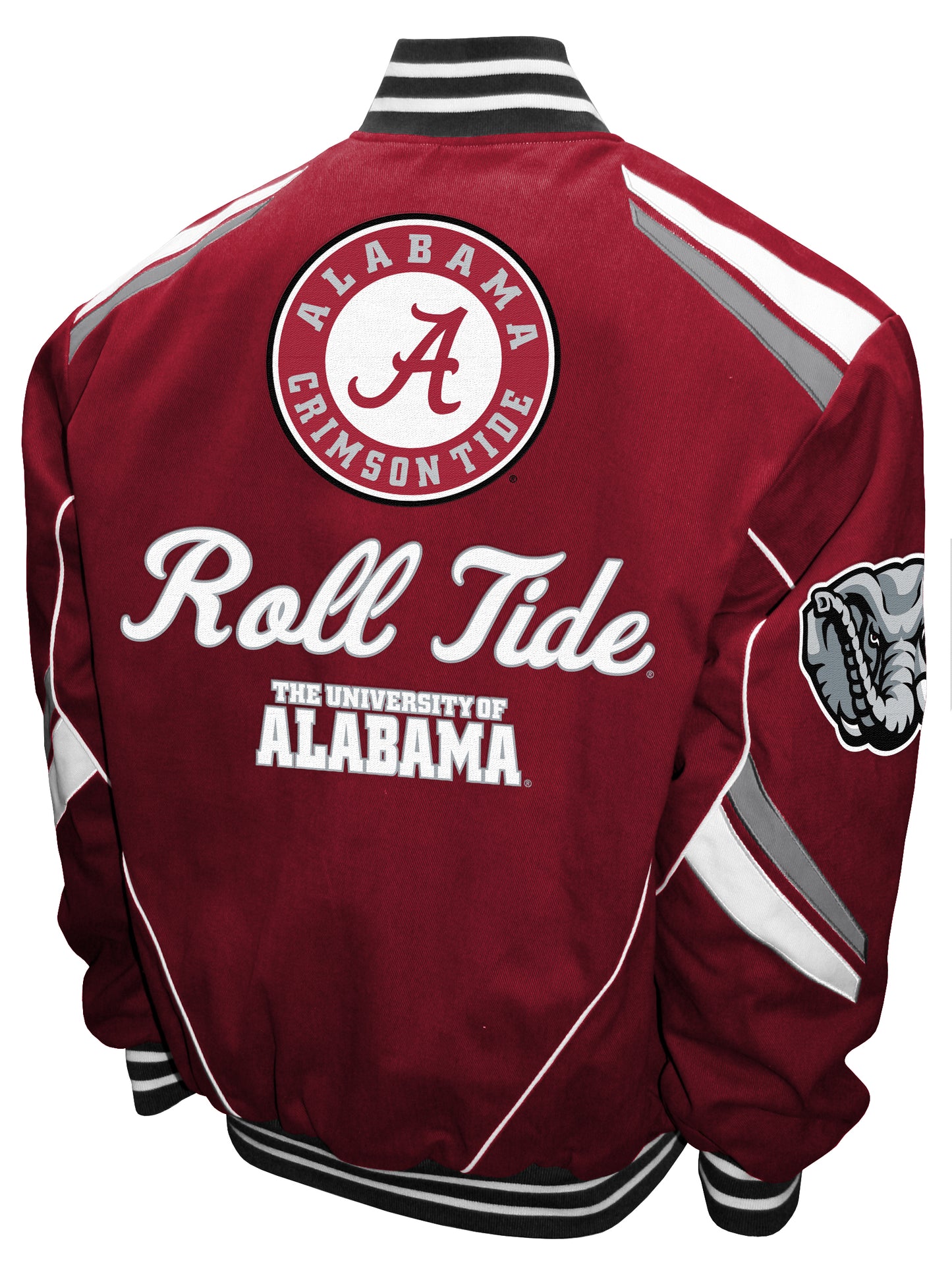 Alabama Crimson Tide Franchise Club Stout Twill Full-Snap Jacket - Crimson