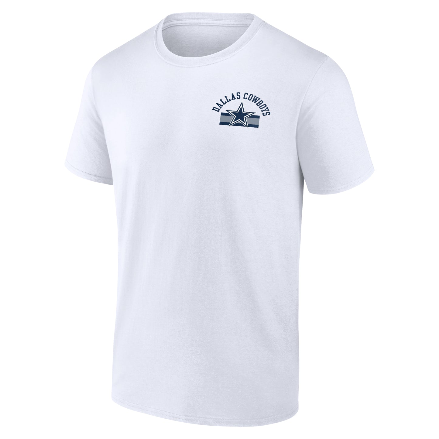 Dallas Cowboys Mens White Historic Stat's Short Sleeve T-Shirt