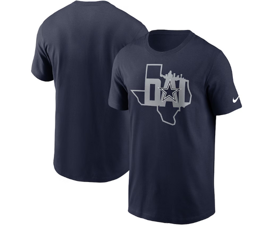 Dallas Cowboys Nike Local SkylineT-Shirt - Blue