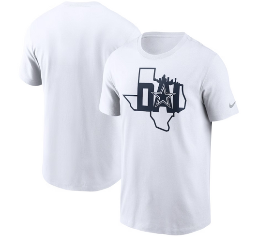 Dallas Cowboys Nike Local SkylineT-Shirt - White