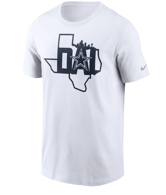 Dallas Cowboys Nike Local SkylineT-Shirt - White