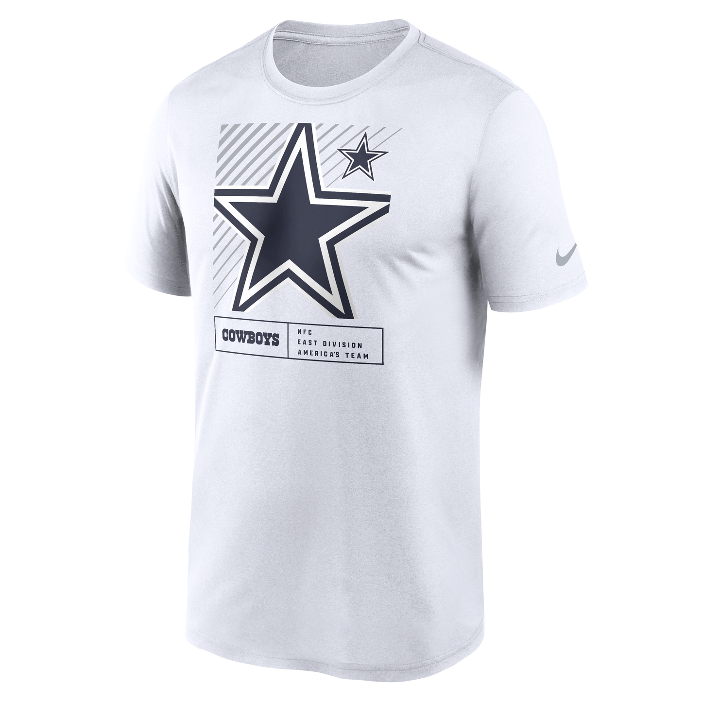 Dallas Cowboys Nike Yard Line Fashion Asbury T-Shirt -White