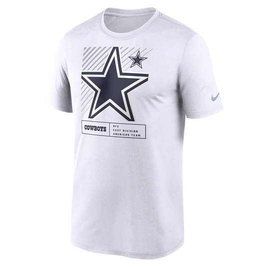 Dallas Cowboys Nike Yard Line Fashion Asbury T-Shirt -White