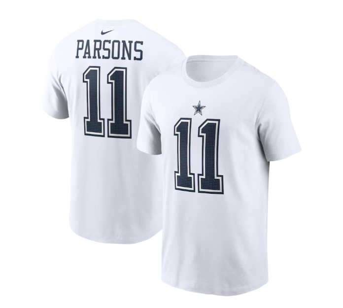 Dallas Cowboys Nike #11 Micah Parsons Player T-Shirt - White