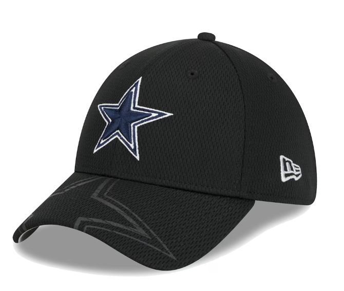 Dallas Cowboys New Era Top Visor Black 39Thirty