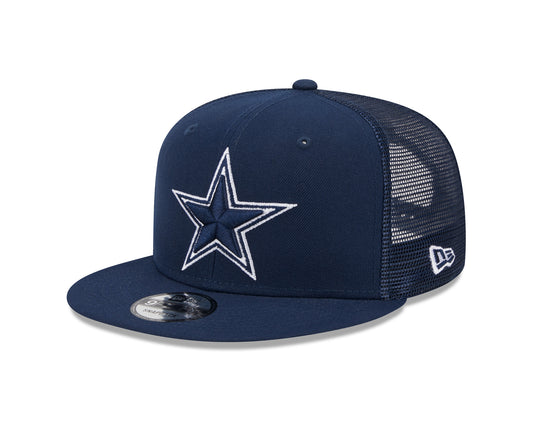 Dallas Cowboys New Era Main Trucker 9FIFTY Snapback Hat - Navy