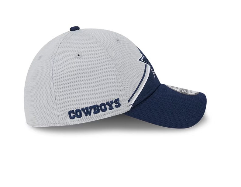 Dallas Cowboys New Era 2023 Sideline 39THIRTY Flex Hat- Navy
