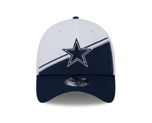 Dallas Cowboys New Era 2023 Sideline 9Forty Snap Back Hat White