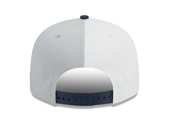 Dallas Cowboys New Era 2023 Sideline 9Fifty Split Snap Back Hat - White