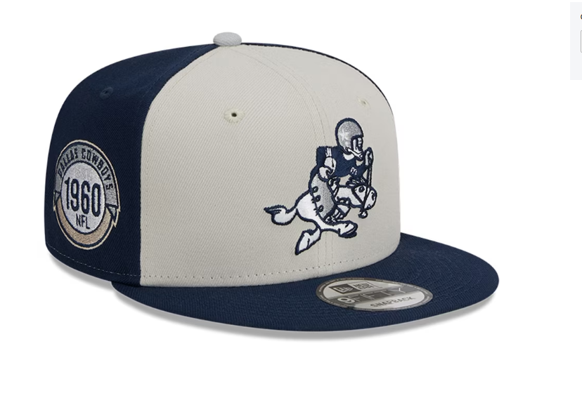 Dallas Cowboys New Era 2023 Sideline Historic Retro Joe 9Fifty Snapback Hat