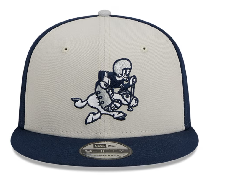 Dallas Cowboys New Era 2023 Sideline Historic Retro Joe 9Fifty Snapback Hat