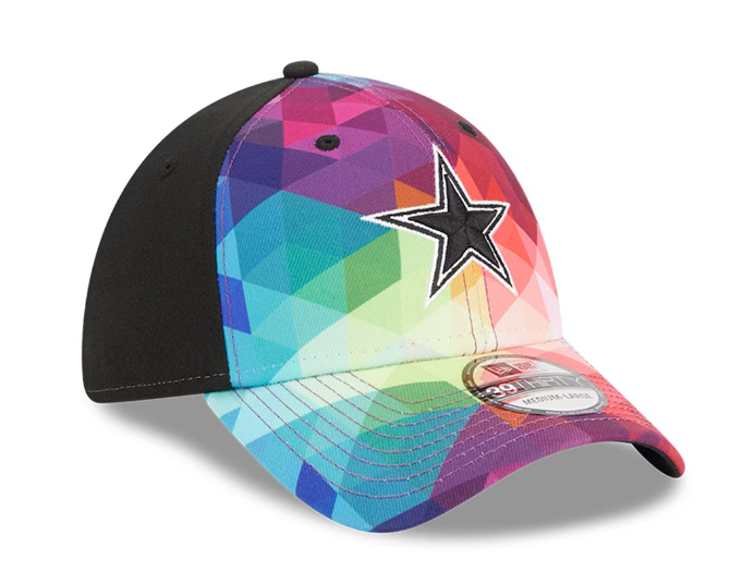 Dallas Cowboys New Era 2023 NFL Crucial Catch 39THIRTY Flex Hat - Pink