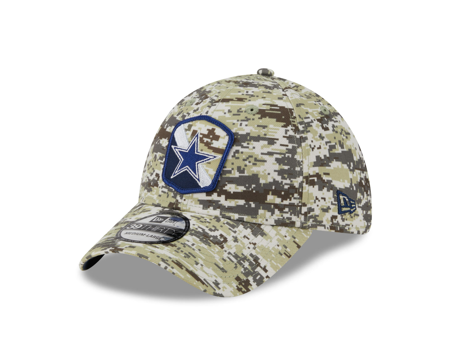 Dallas Cowboys New Era  2023 Camo Salute To Service 39THIRTY Flex Hat