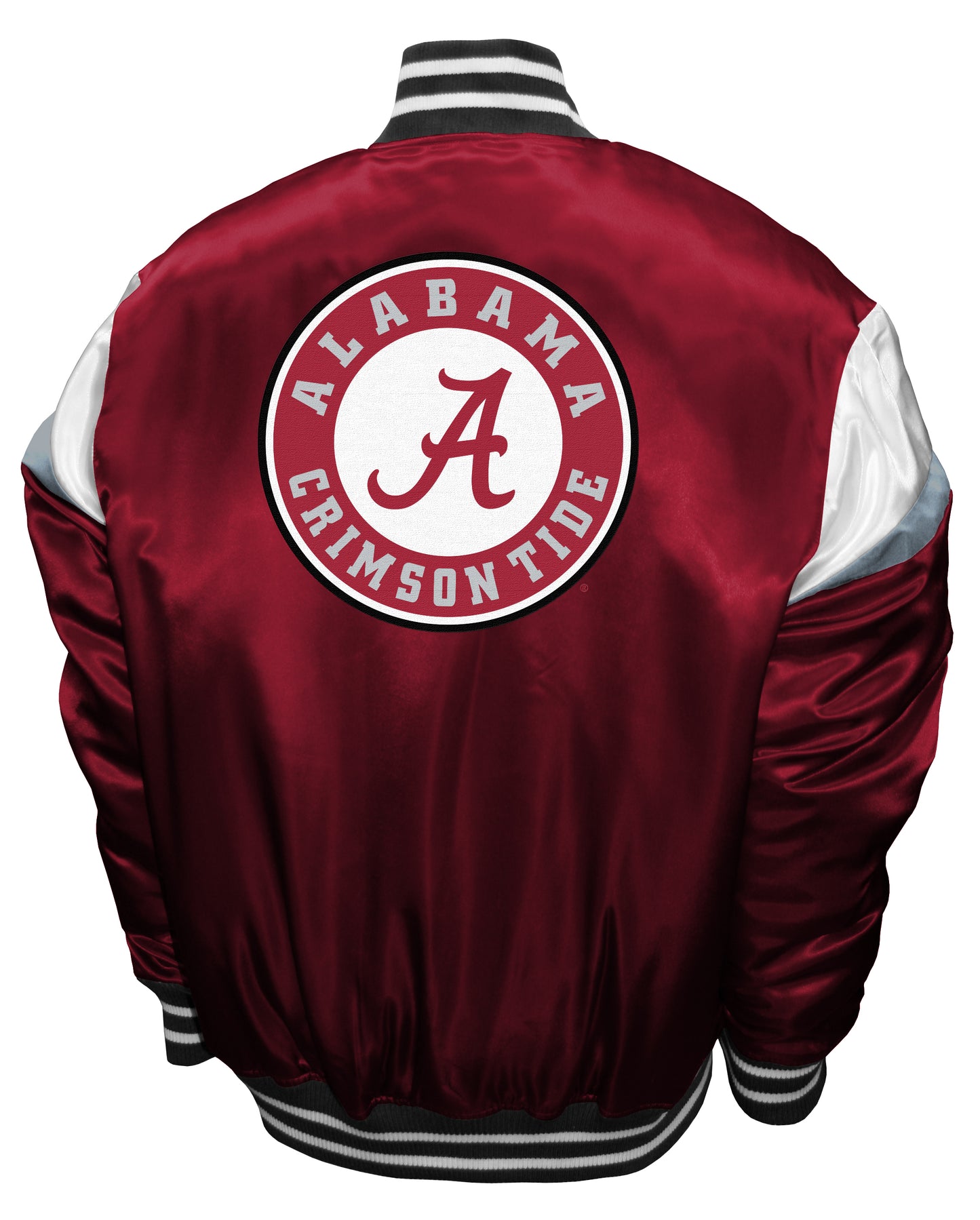 Alabama Crimson Tide Franchise Club Power Satin Full-Snap Jacket - Crimson
