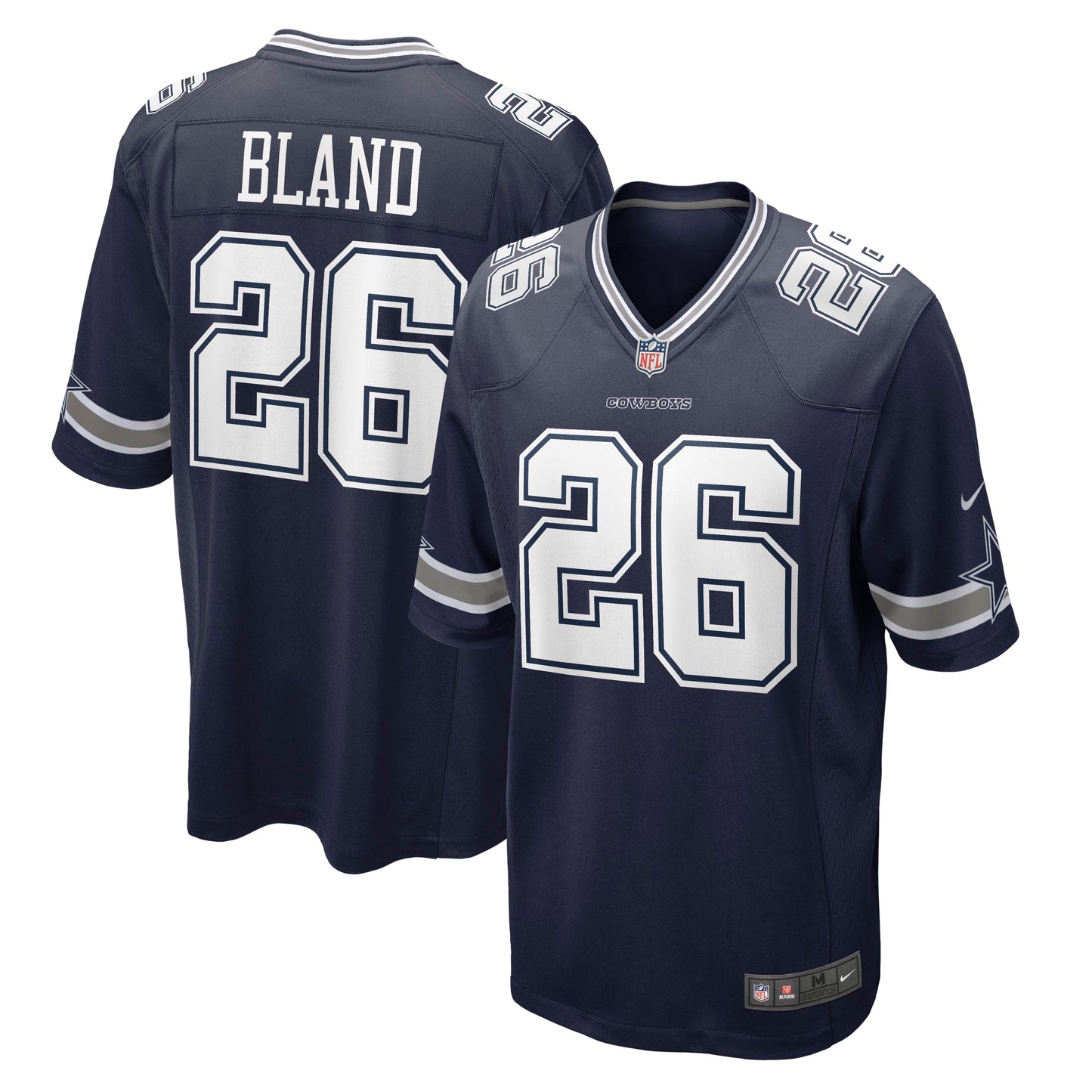 Dallas Cowboys #26 Daron Bland Nike Game Day Men's Jersey- Blue