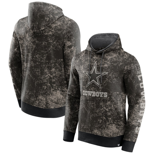 Dallas Cowboys Fanatics Branded Shadow Hoodie- Black