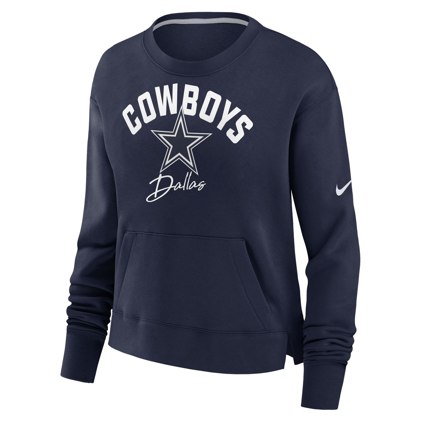 Dallas Cowboys Nike Women's Arched Team Pride Crew Neck Sweatshirt