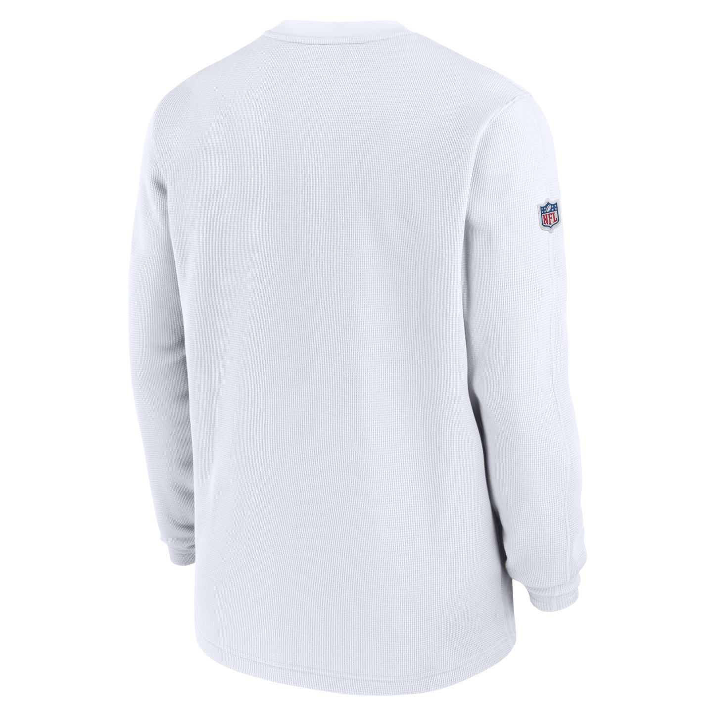 Dallas Cowboys Nike 2023 Sideline Throwback Heavy Brushed Waffle Crew Neck Shirt - White