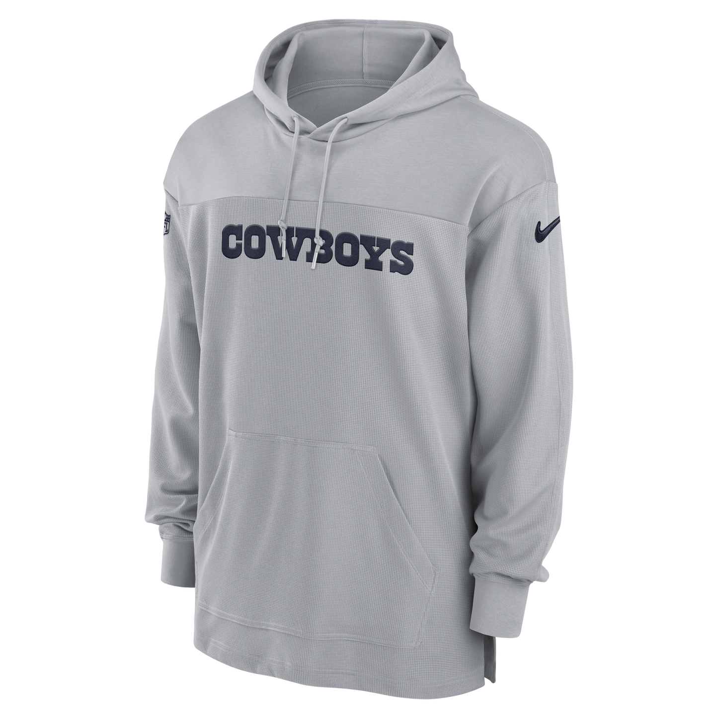 Dallas Cowboys Nike Heavy Jersey Hooded Top- Gray