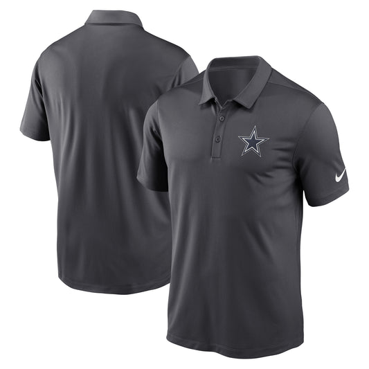 Dallas Cowboys Nike Logo Franchise Gray Polo