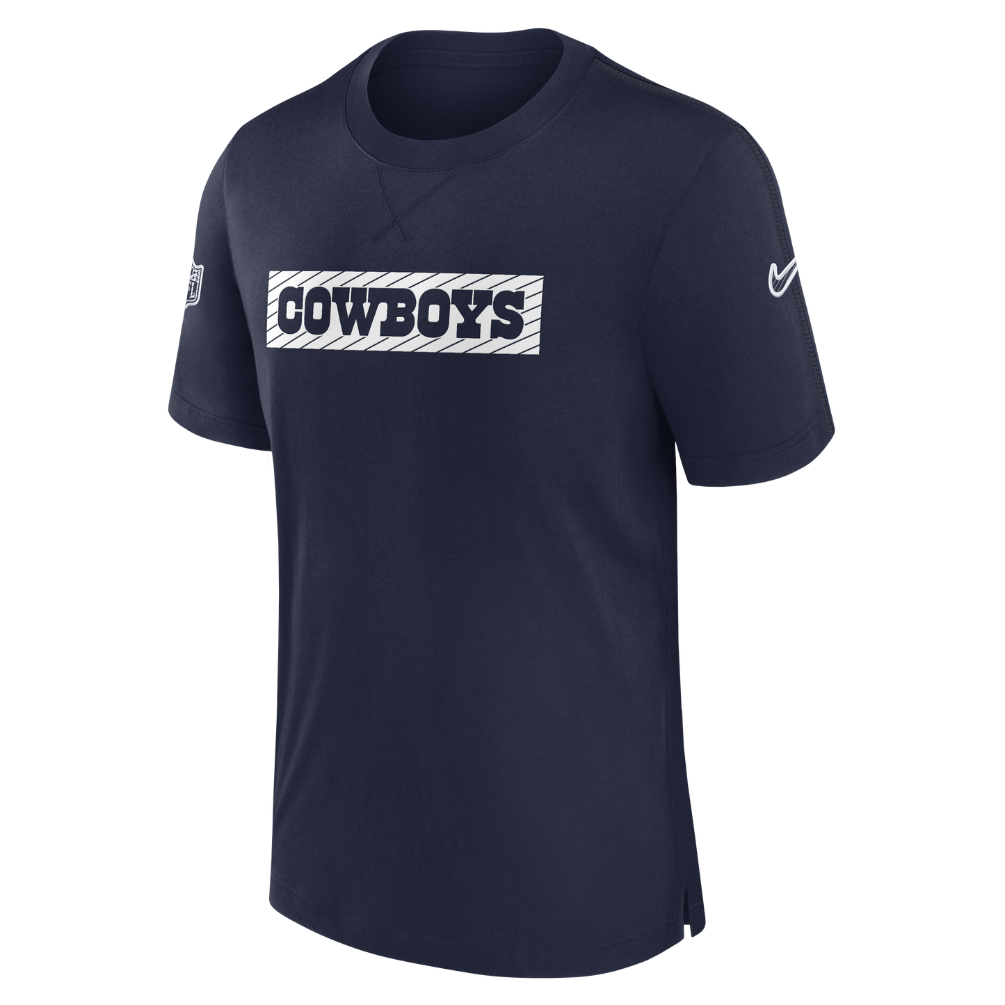 Dallas Cowboys Nike 2024 Sideline Player Tri-Blend Performance T-Shirt - Navy