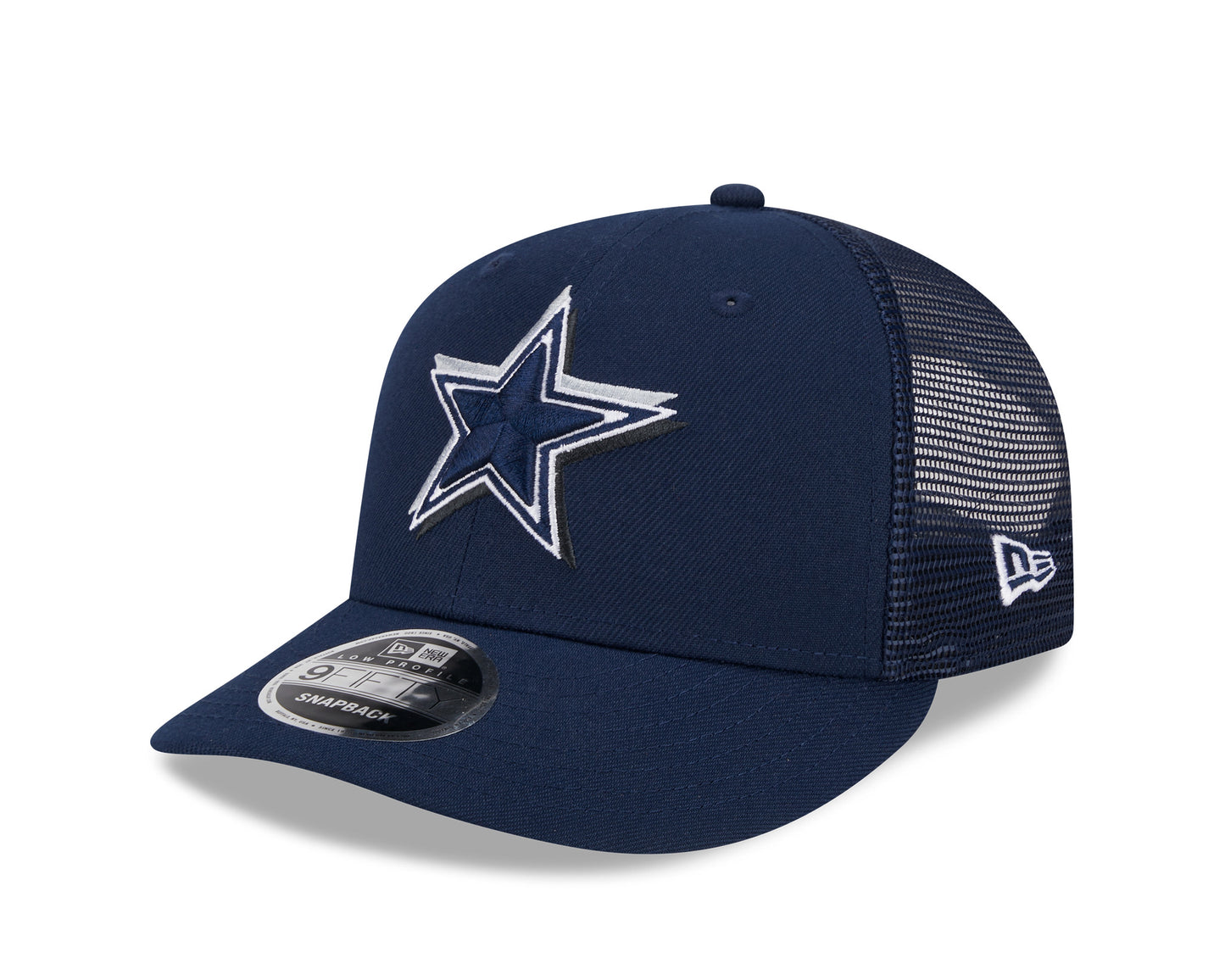 Dallas Cowboys New Era 2024 NFL Draft Low Profile 9FFIFTY Trucker Snapback Hat - Navy