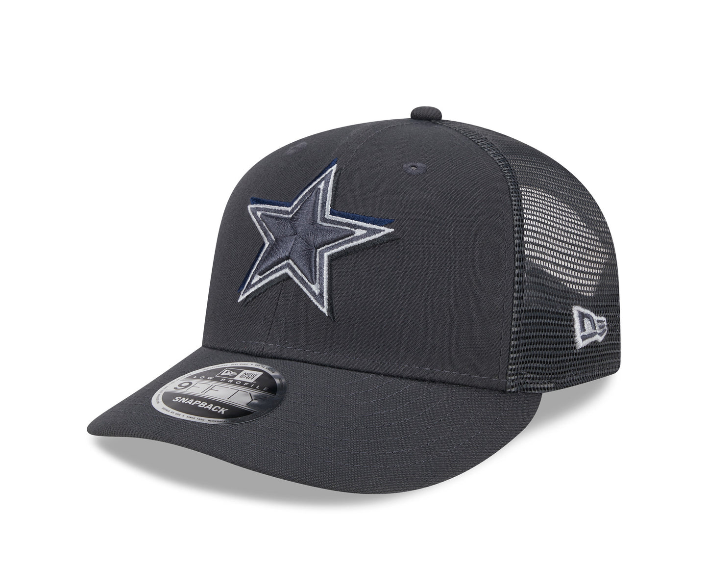 Dallas Cowboys New Era 2024 NFL Draft Low Profile 9FFIFTY Trucker Snapback Hat - Graphite